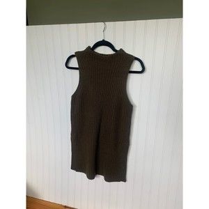 Turtle Neck Green Sweater